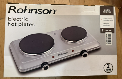 dvojplotýnkový elektrický sporák