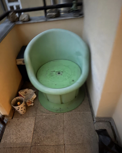 Sedátko zelené plast