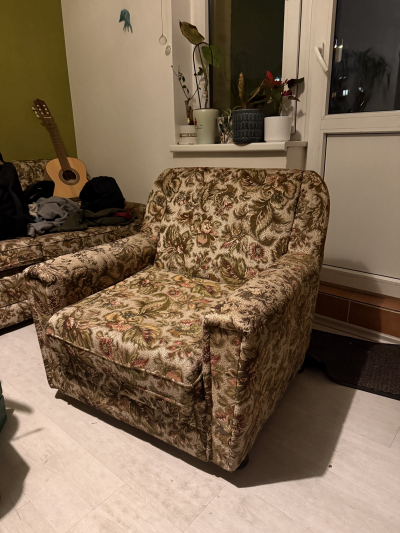 2x retro křeslo top stav