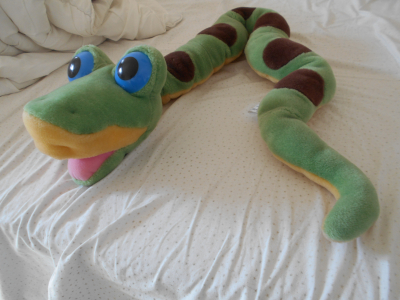 Plyšový had - Hračka s úsměvem pro KatkuM