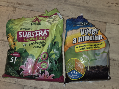 Substráty pro rostliny