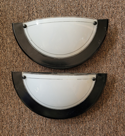 2x nástěnná lampa