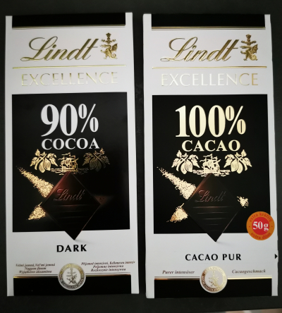 čokolády Lindt