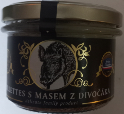 Delikates s masem z divočaka