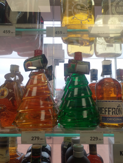 Lahev ve tvaru stromečku