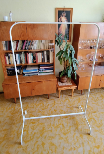 IKEA MULIG Šatní stojan, bílá 99x152 cm