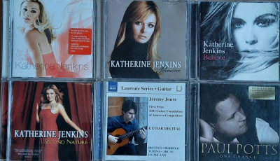 Sada 6 hudebních CD nosičů