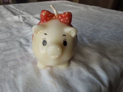 Svíčka - prasátko