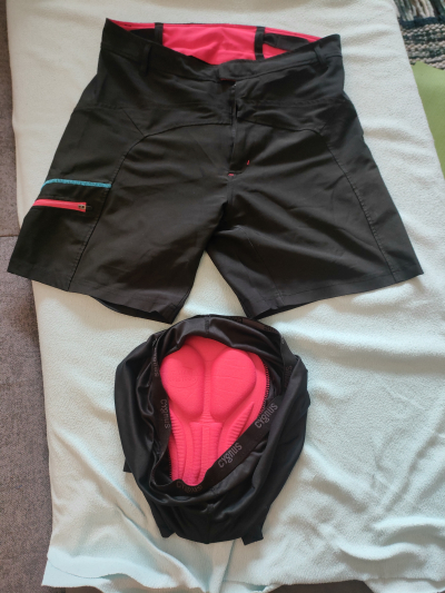 Cyklistické kalhoty, vel odhadem M