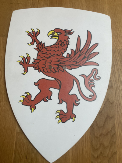 Rytířský štít - dřevěný