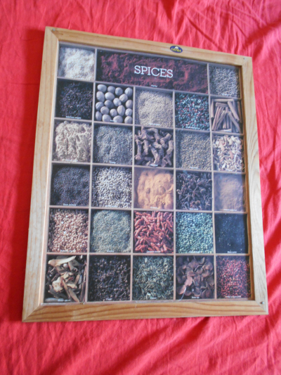 Koření IKEA v rámu