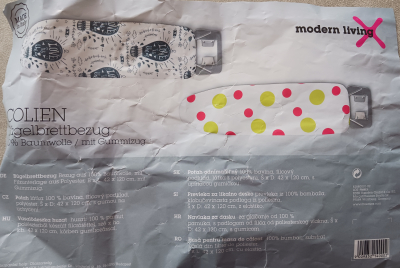 Potah na žehlící prkno