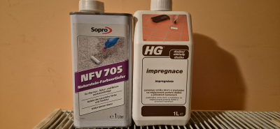 Přípravek na ošetření dlažby