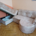 Pohovka rozkládací s úložným prostorem rohová