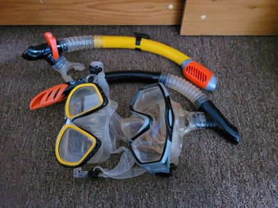 2x brýle + šnorchl