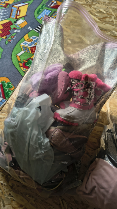 Dětské boty různých velikostí