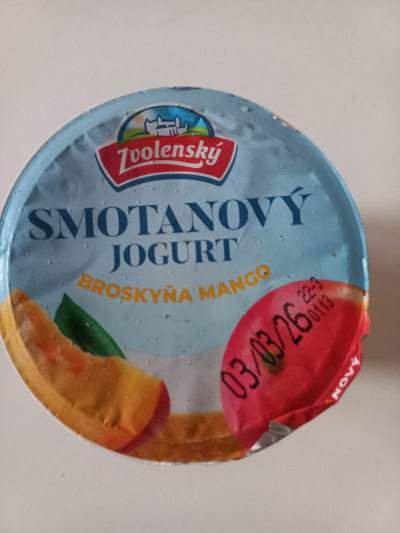 Smetanovy jogurt