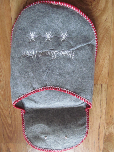 Velká papuče na zeď na papuče pro hosty