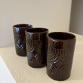 3x keramická sklenička 0,15l