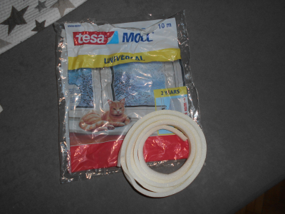 Zbytek pěnového těsnění