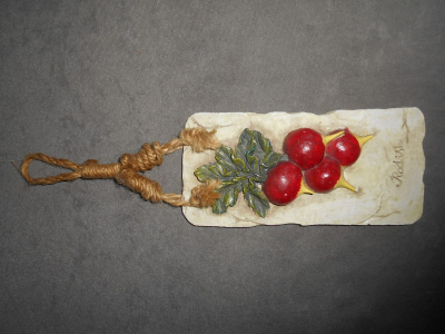 Dekorace ředkvičky k zavěšení