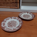 2 starožitné talířky