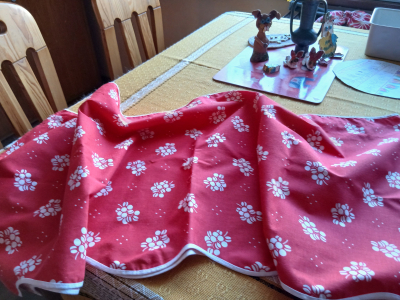 látka na garnýž 2m x 0.45