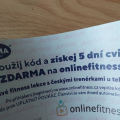 Voucher na online 5 dní cvičení