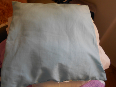 Polštářek vetší modrý sypek