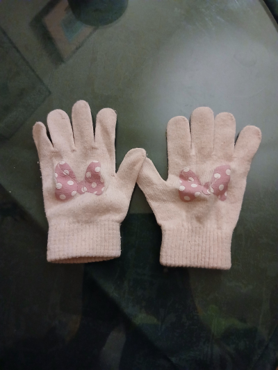 rukavičky s motýlky 2-3