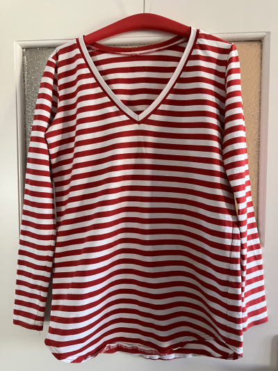 Pruhované triko DL velikost L - XL