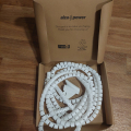 AlzaPower Cable Tube 5m bílá (cable manager)