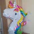 Velký balónek heliový - jednorožec