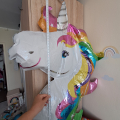 Velký balónek heliový - jednorožec