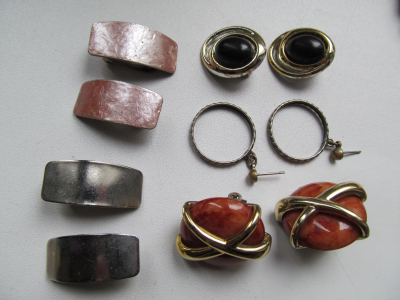 Naušnice retro 80. léta