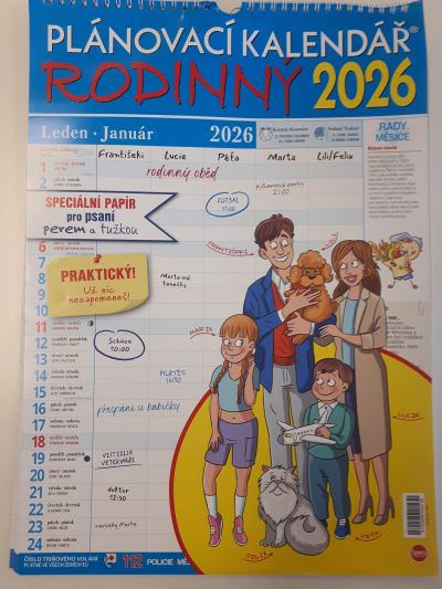 Plánovací kalendář r.2026