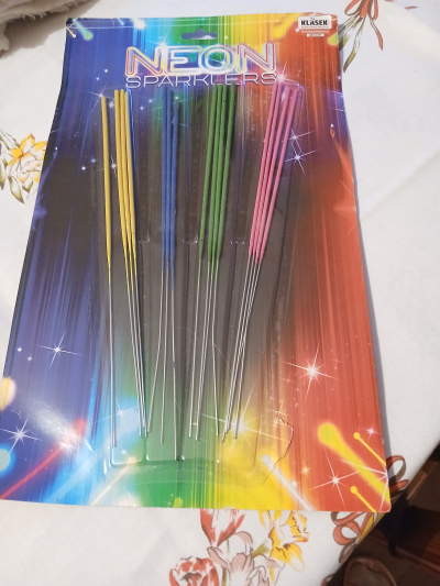 nerozbalené prskavky