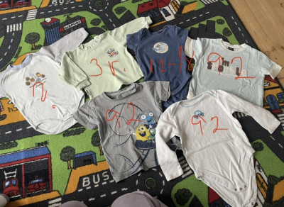 Obleceni ruzne 1-3r.