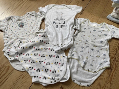 Dětské body s krátkým vel.74-80