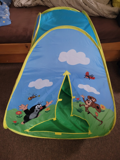 Dětský stan krteček