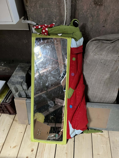 Dětské zrcadlo s krokodýlem