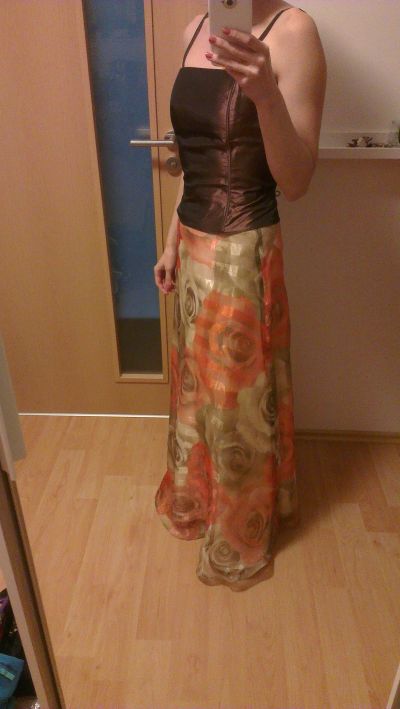 plesové šaty - sukně + korzet, vel.36