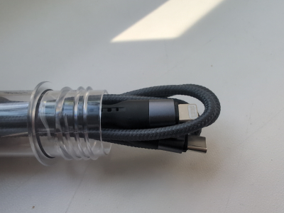 USB-C/lightning (iPhone) kabel 1m