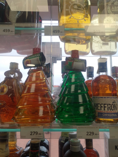 Lahev ve tvaru stromečku