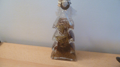 skleněný vánoční stromeček