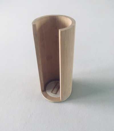 Zásobník na odličovací tampony bambus