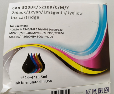 Náplně do barevné tiskárny