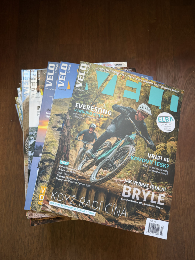 Časopis VELO, asi 35 kusů, 2022-2026