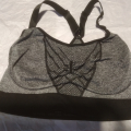 Sportovní podprsenka šedočerná