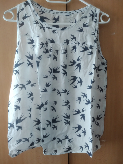 Bavlněný top bez rukávů